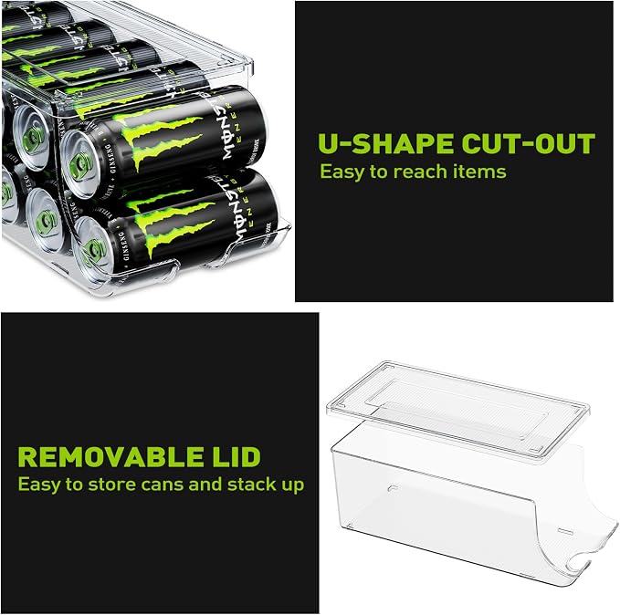 2 Pack Tall Skinny Can Organizer - Image 4