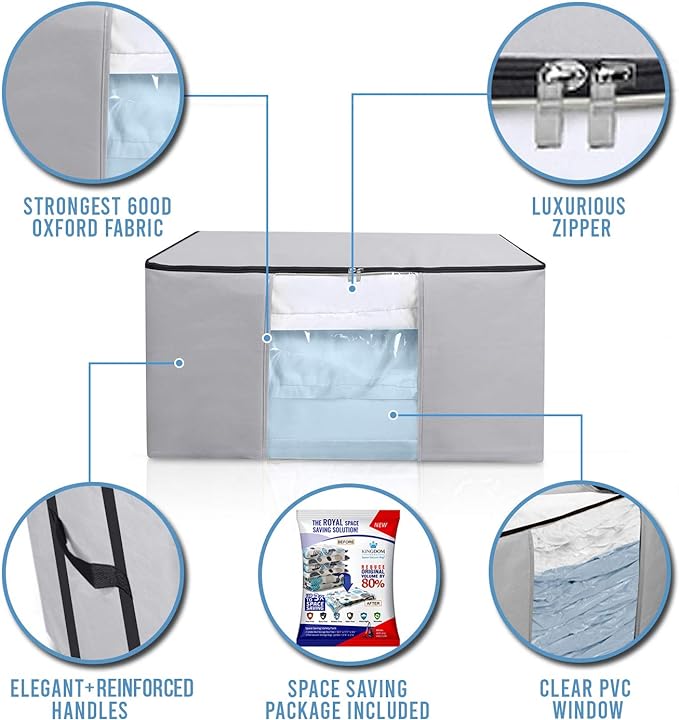 Cube Vacuum Storage Bags, Space Saver Bags, Premium Totes - Image 4