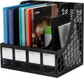 Comix Magazine File Holder Rack/Vertical Desktop File Organizer by Comix