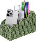 CubesLand Scalloped TV Remote Control Holder Bedside Candy Organizer, Office by CubesLand