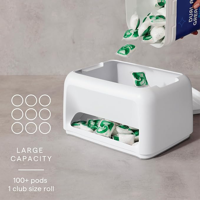 YouCopia SinkSuite Bag & Pod Dispenser, Standing Garbage Bag and Dishwasher Pod - Image 2