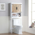 Spirich Over The Toilet Storage Cabinet, Farmhouse Over Toilet Bathroom by SpirichLLC