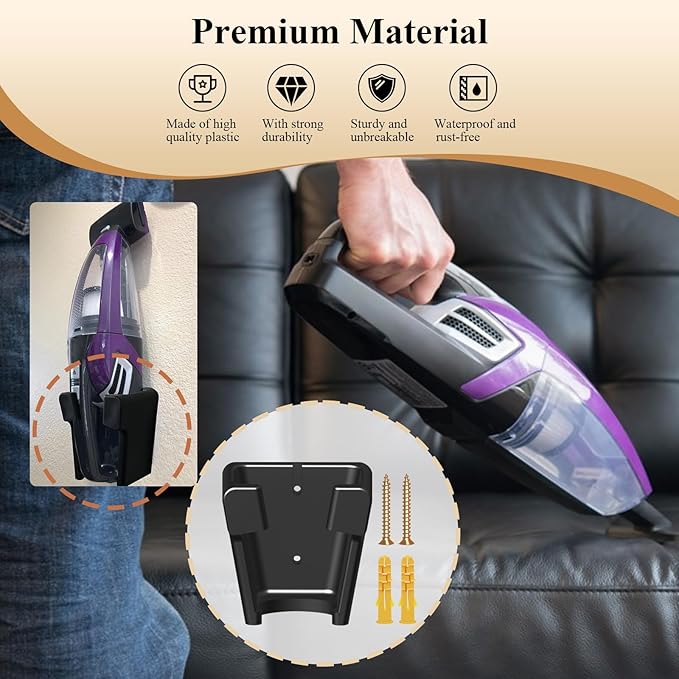 2 Pcs Wall Mount Vacuum Holder/Docking Station - Image 5