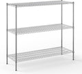 21" Deep x 60" Wide x 54" Height Wire Shelving Kit | 3-Tier | NSF Commercial by Regal+Altair