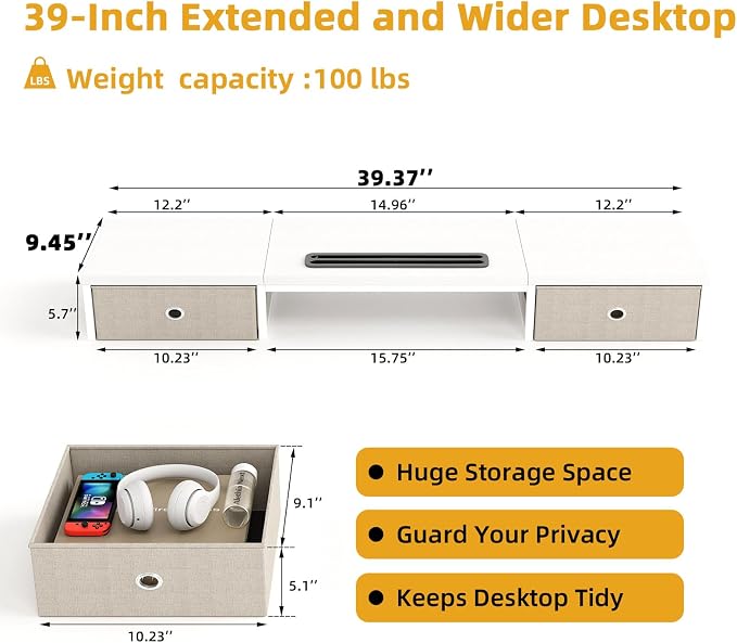 Mexin Dual Monitor Stand Riser - Image 7