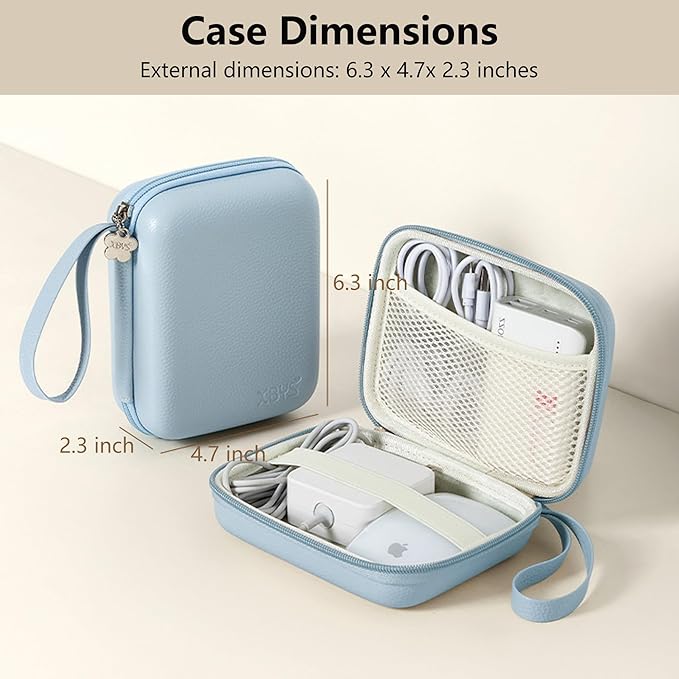 Charger Case for Macbook, Portable Tech Electronic Organizer Bag, Travel - Image 2