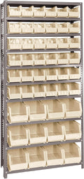 Quantum Storage Systems QSBU-230240IV Giant Open Hopper Steel Shelving System by QuantumStorageSystems