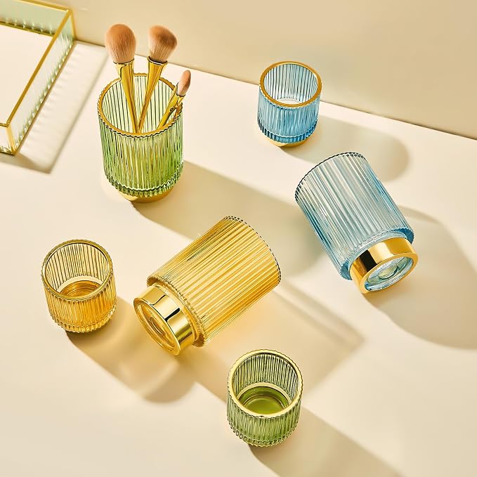 Makeup Brush Holder Organizer, Toothbrush Holders, Desk Pen Pencil Holder - Image 5