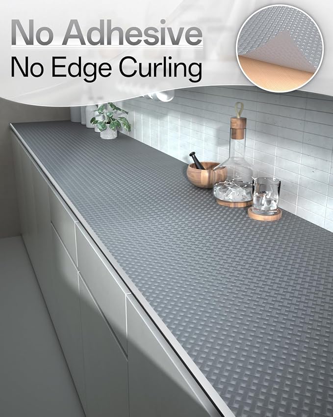 Shelf and Drawer Liner for Kitchen Cabinet, Non-Adhesive 12in x 360in - Image 4