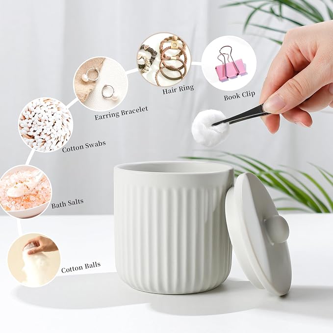 BosilunLife Ceramic Bathroom Accessories Set - Image 6