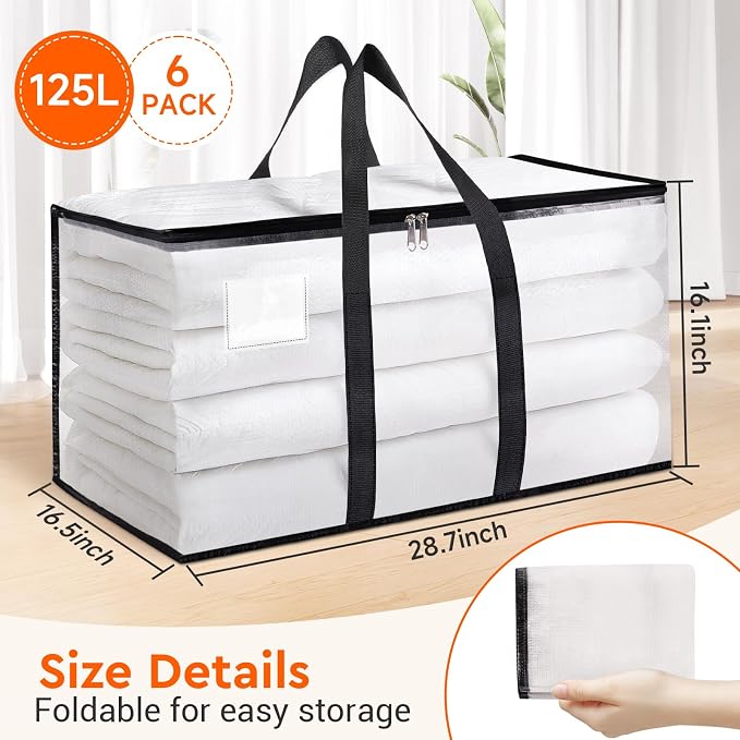 BlissTotes Moving Bags, Moving Bags Heavy Duty Extra Large, Moving Totes - Image 2