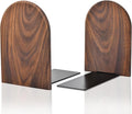 Book Ends, Large Sturdy Wooden Bookends by Lauvee