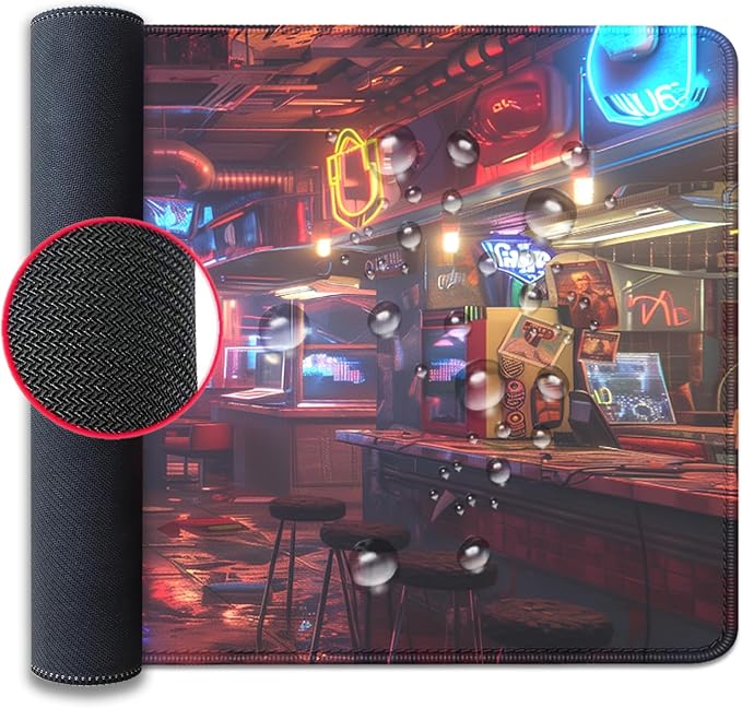 Game Over Mouse Pad, XL Game Hall Mousepad Desk Pad - Image 7
