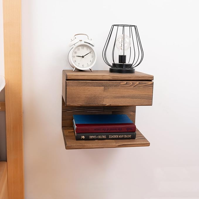 Floating Nightstand Side Accent or End Table - Image 5