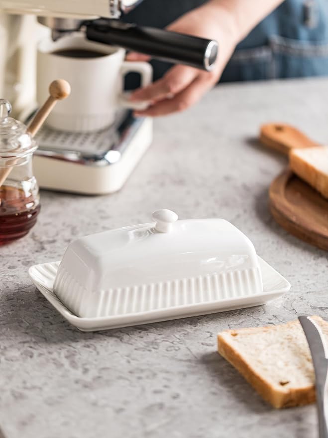 Ceramic Butter Dish with Lid, Butter Dishes - Image 5