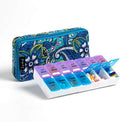 Weekly 7 Day Pill Organizer Case 2 Times a Day, Large Portable Pill Box 7 Day by zumd