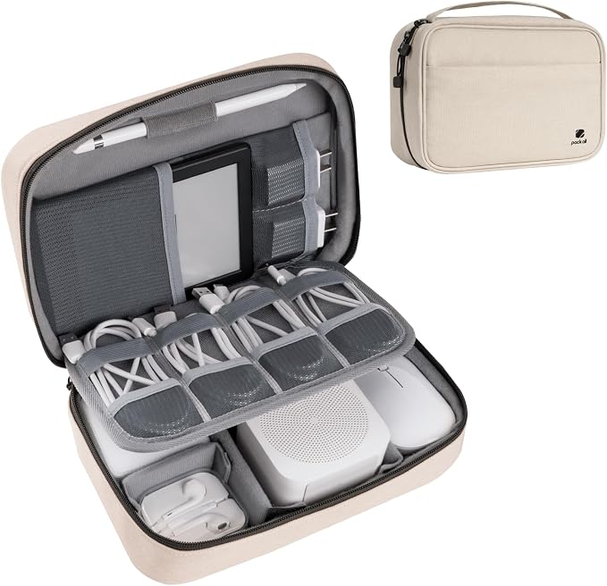 pack all Electronic Organizer Plus, Larger Capcity Cable Organizer Bag by packall