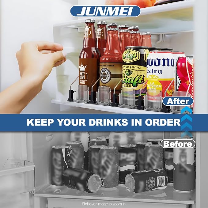 Drink Organizer for Mini Fridge, 12oz 16oz 20oz - Image 3