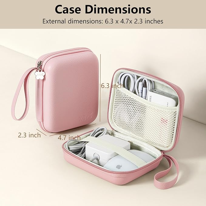 Charger Case for Macbook, Portable Tech Electronic Organizer Bag, Travel - Image 2