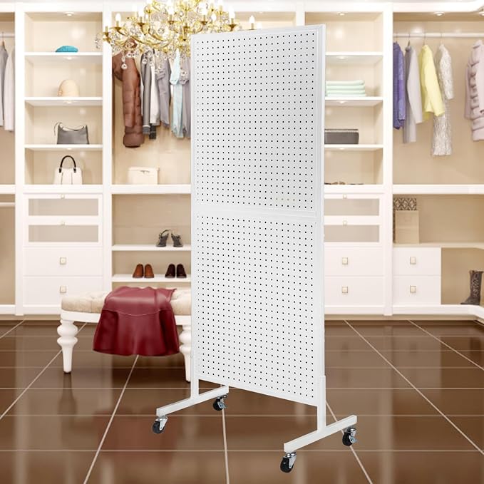 Eastern Tree Metal Pegboard Display Stand 2'x 5' - Image 5