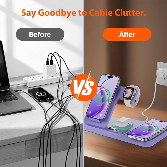 Dual Phone Magnetic Wireless Charging Station - Image 7