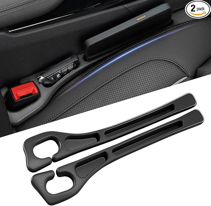 2pc Car Seat Gap Filler, Universal Car Seat Slot Organizer, Anti-Drop Car by Unknown