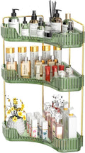 GTI 3-Tier Corner Bathroom Counter Organizer, Large Capacity Makeup Organizer by GTI