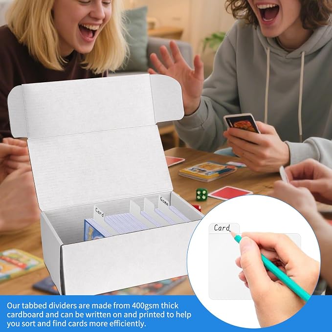 Trading Card Storage Box with Dividers, 12 Pack • 400 Count Bulk Card - Image 6