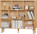 LEYAOYAO 10 Cube Bookshelf, 3 Tier Modern Wide Bookcase by LEYAOYAO-Findtheshiningpointofyourideallife%EF%BC%81