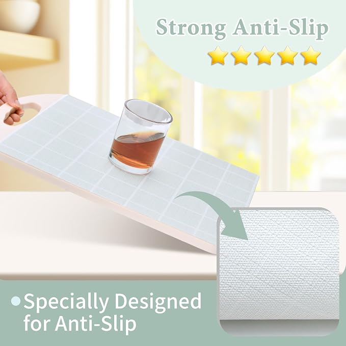 Drawer and Shelf Liner for Kitchen Cabinet: 17 in X 30 Ft Non Slip Waterproof - Image 2