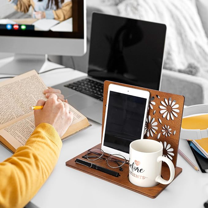 Huray Rayho Book Holder Wooden Book Stand - Image 5