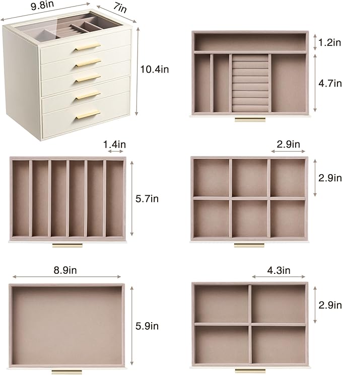pickpiff Jewelry Box Organizer Case - Image 8