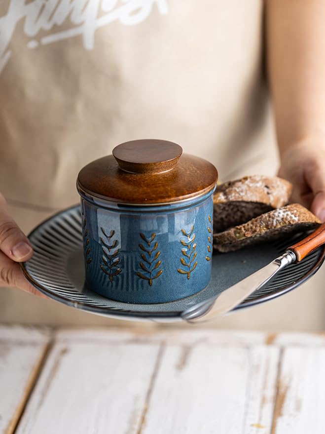 Ceramic Butter Dish with Lid, Butter Crock - Image 5