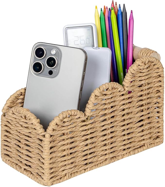 CubesLand Scalloped Pen Pencil Holder Cup, Makeup Brush Holder, TV Remote by CubesLand