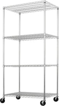 SafeRacks - NSF Certified Storage Shelves, Heavy Duty Steel Wire Unit by SafeRacks