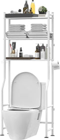3-Tier Over The Toilet Storage, Freestanding Metal Bathroom Shelves by LivilordBrand