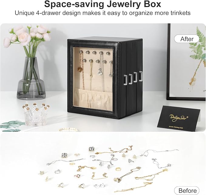 DesignSter Jewelry Box Organizer, Jewelry Box - Image 5