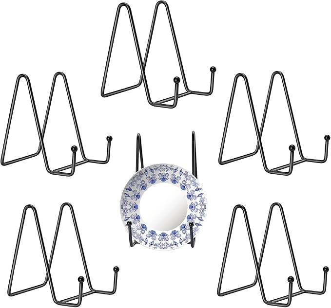 Kruodop 5 Pack Plate Stands for Display, 3 Inch Plate Holder Display Stand by Kruodop