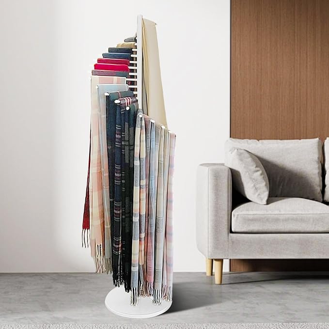 Royxen Scarf Organizer 20 Tiers, Scarf Display Stand - Image 6