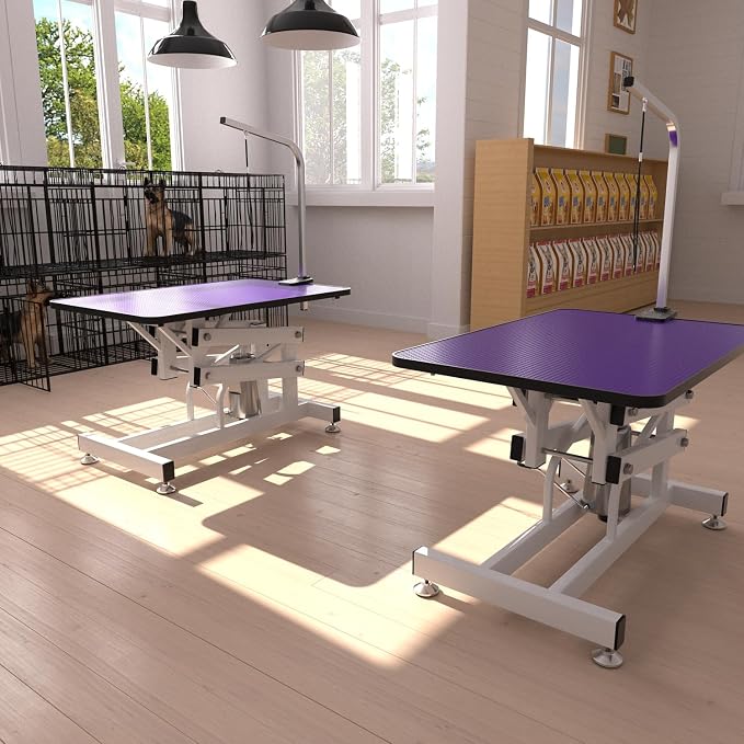 Hydraulic Dog Pet Grooming Table, 42 Inch Heavy Duty Z Lift Structure - Image 6
