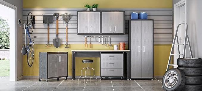 Manhattan Comfort Fortress Floating Storage Cabinet, Modern Stainless-Steel - Image 14