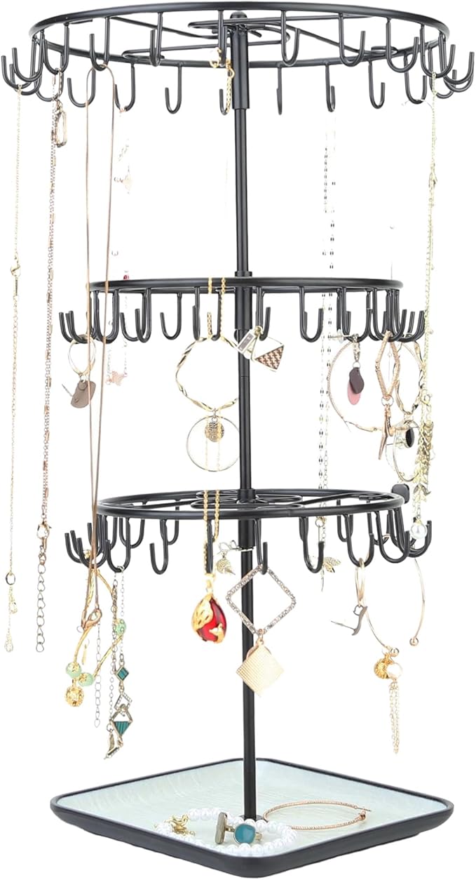 Multi-layer Jewelry Organizer Chic Box Metal Jewelry by Unknown