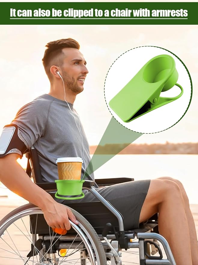 Kalolary 2PCS Table Edge Cup Holder Clips - Image 5
