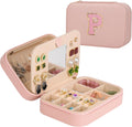 Travel Jewelry Case, Jewelry Box with Mirror, Jewelry Organizer Bridal