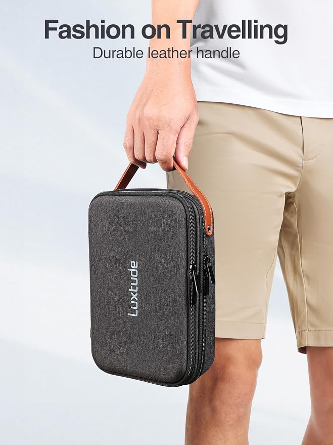 Luxtude Electronics Organizer Travel Case, Portable Tech Organizers Travel Case - Image 2