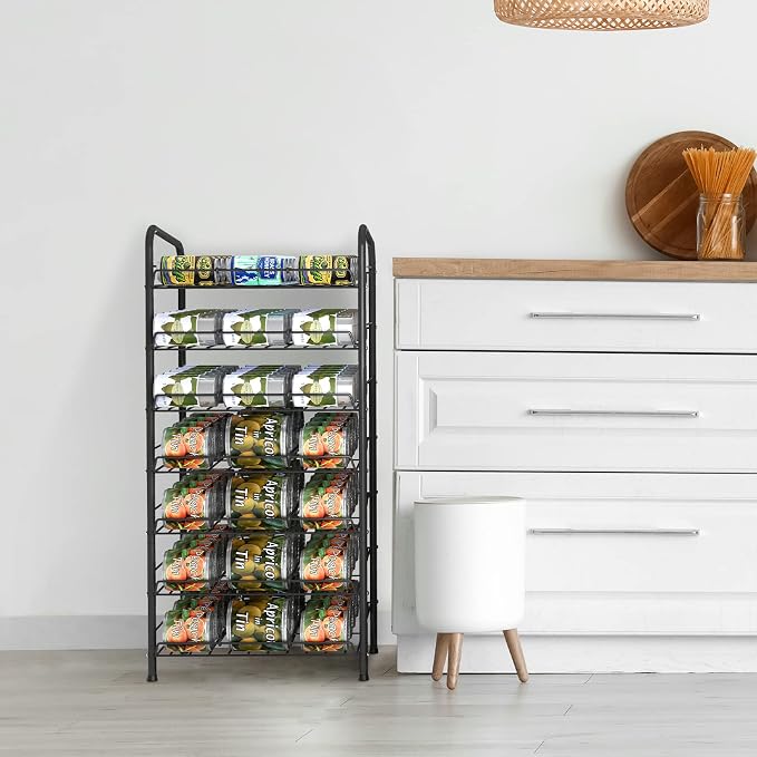 Vrisa Can Organizer for Pantry 7-tier Can Rack Organizer Metal Can Storage - Image 5