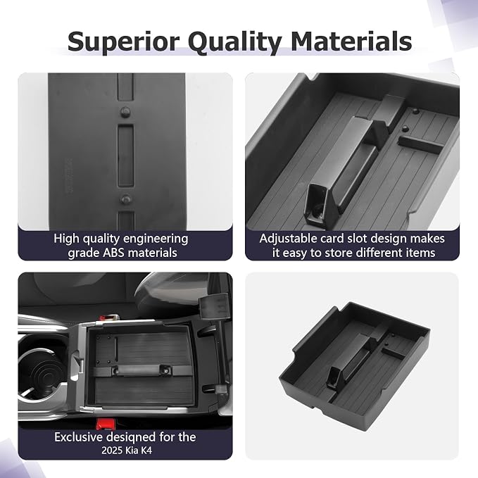 LUWU 2025 K4 Center Console Organizer Compatible - Image 5