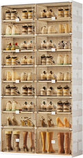 JEKO&JEKO 9 Tiers Foldable Boot and Shoe Storage Rack Cabinet by JEKOJEKO