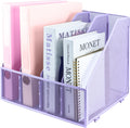 Desk Organizers, Metal Magazine File Holder with 4 Vertical