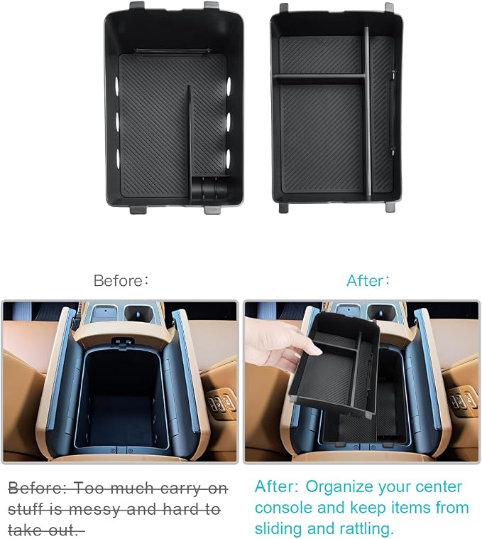 CDEFG 2Pcs for 2026 Hyundai Palisade Center Console Organizer for 2026 Hyundai - Image 2